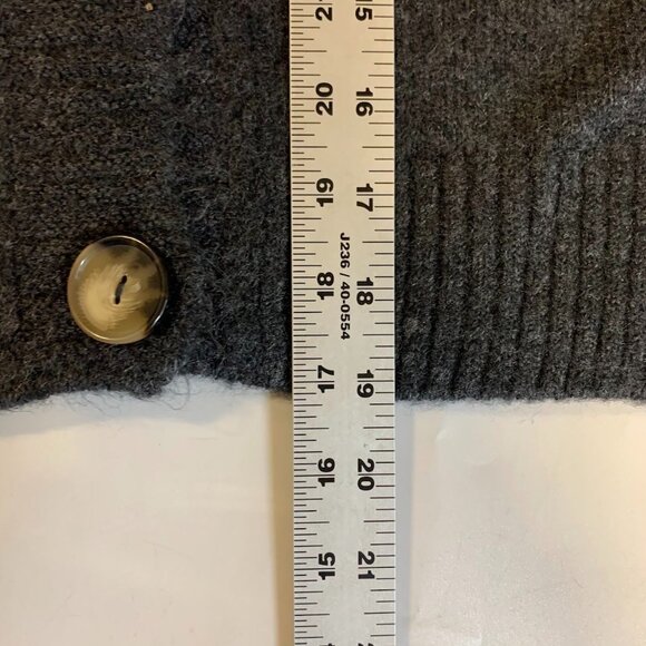 Topshop Charcoal Gray Cardigan Sweater - Picture 15 of 15